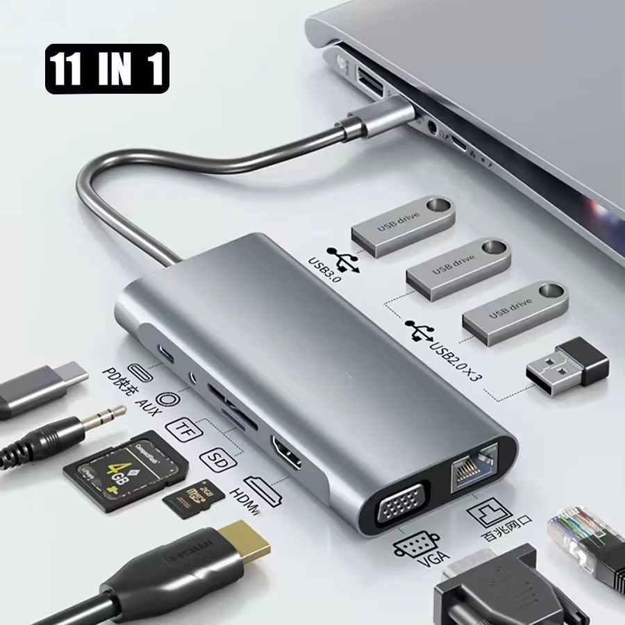 11 in 1 USB C Hub
