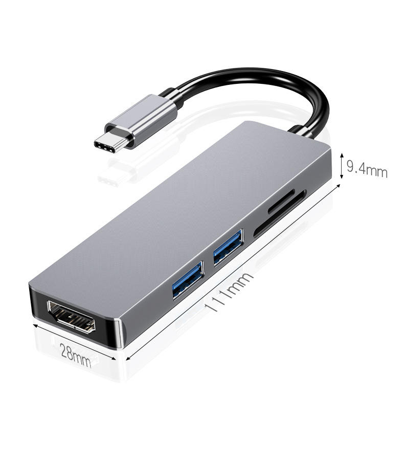 5 in 1 USB C Hub